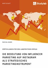 Die Bedeutung von Influencer Marketing auf Instagram als strategisches Marketinginstrument. Empfehlungen für den langfristigen Erfolg