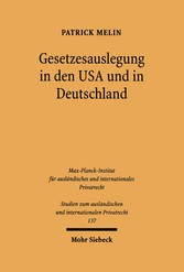 Gesetzesauslegung in den USA und in Deutschland