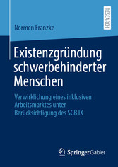 Existenzgründung schwerbehinderter Menschen