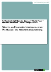 Wissens- und Innovationsmanagement der ÖH Studien- und MaturantInnenberatung