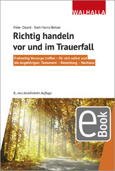 Richtig handeln vor und im Trauerfall