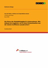 Die Phase der Pfadabhängigkeit in Unternehmen. Wie müssen sie reagieren, um in einer Krisensituation aus der akuten Ineffizienz auszubrechen?