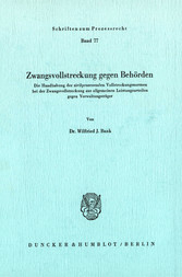 Zwangsvollstreckung gegen Behörden.