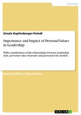 Importance and Impact of Personal Values in Leadership