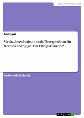 Methadonsubstitution als Therapieform für Heroinabhängige. Ein Erfolgskonzept?