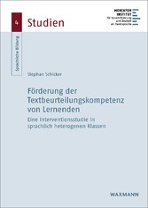 Förderung der Textbeurteilungskompetenz von Lernenden