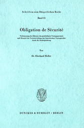 Obligation de Sécurité.