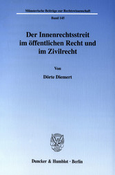 Der Innenrechtsstreit im öffentlichen Recht und im Zivilrecht.