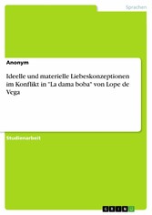 Ideelle und materielle Liebeskonzeptionen im Konflikt in 'La dama boba' von Lope de Vega