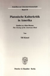 Platonische Kulturkritik in Amerika.