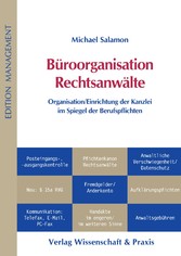 Büroorganisation Rechtsanwälte.