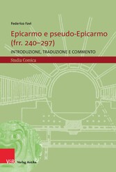 Epicarmo e pseudo-Epicarmo (frr. 240-297)