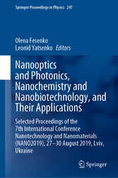 Nanooptics and Photonics, Nanochemistry and Nanobiotechnology, and  Their Applications