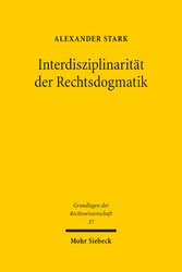 Interdisziplinarität der Rechtsdogmatik