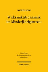 Wirksamkeitsdynamik im Minderjährigenrecht