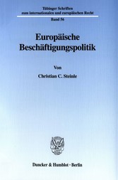 Europäische Beschäftigungspolitik.