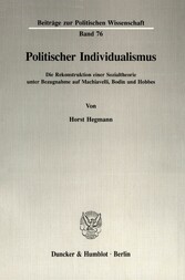 Politischer Individualismus.