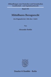 Mittelbares Bezugsrecht.