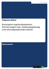 Konzeption regelwerksbasierter Erweiterungen einer Änderungsplanung zum interorganiationalen Einsatz