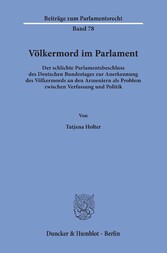 Völkermord im Parlament.