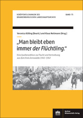 'Man bleibt eben immer der Flüchtling.'