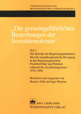 'Die gemeingefährlichen Bestrebungen der Sozialdemokratie'