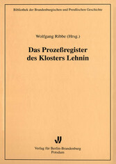 Das Prozeßregister des Klosters Lehnin