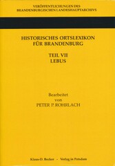 Historisches Ortslexikon für Brandenburg