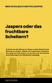 Mein Schulbuch der Philosophie KARL JASPERS