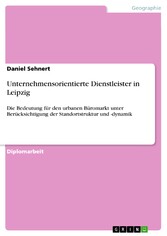 Unternehmensorientierte Dienstleister in Leipzig