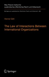 The Law of Interactions Between International Organizations