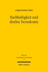 Nachhaltigkeit und direkte Demokratie