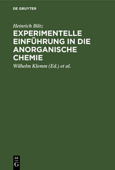 Experimentelle Einführung in die anorganische Chemie