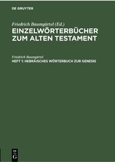 Hebräisches Wörterbuch zur Genesis