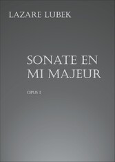 Sonate en mi majeur