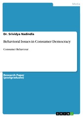 Behavioral Issues in Consumer Democracy