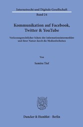 Kommunikation auf Facebook, Twitter & YouTube.