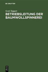 Betriebsleitung der Baumwollspinnerei