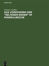 Das Vorkommen der 'seltenen Erden' im Mineralreiche