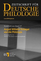 August Wilhelm Schlegel und die Philologie