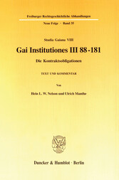 Gai Institutiones III 88 - 181.