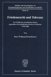 Friedensrecht und Toleranz.