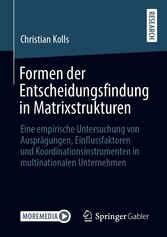 Formen der Entscheidungsfindung in Matrixstrukturen