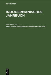 Bibliographie der Jahre 1947 und 1948