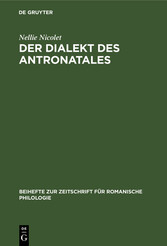 Der Dialekt des Antronatales