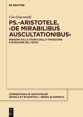 Ps.-Aristotele, ?De mirabilibus auscultationibus?