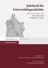 Jahrbuch für Universitätsgeschichte 21 (2018)