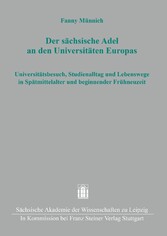 Der sächsische Adel an den Universitäten Europas