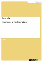 Covernants in Kreditverträgen