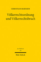 Völkerrechtsordnung und Völkerrechtsbruch